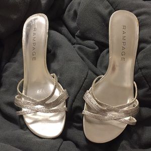 BOGO sale! Cute silver rampage dress shoes